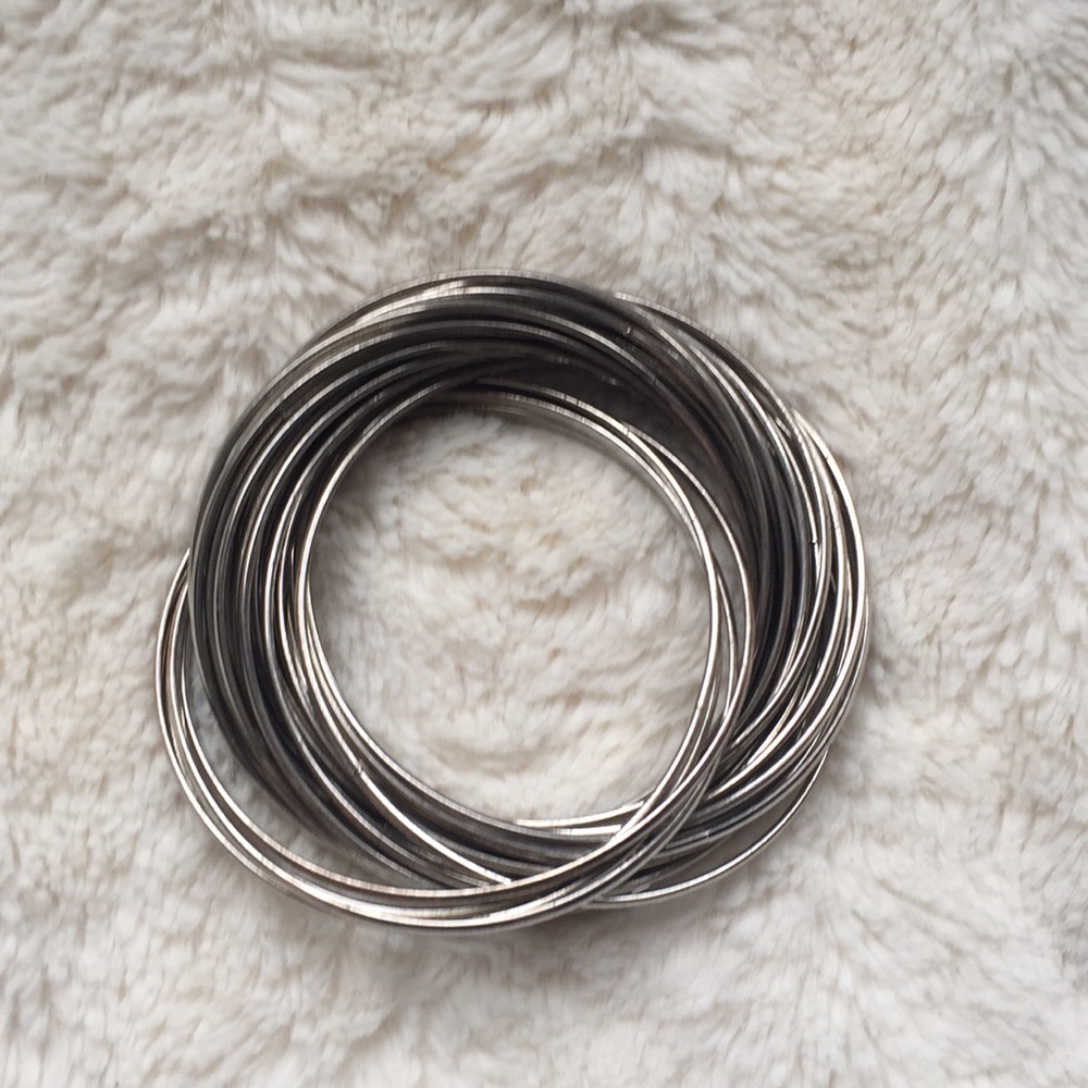 Silver Bangles